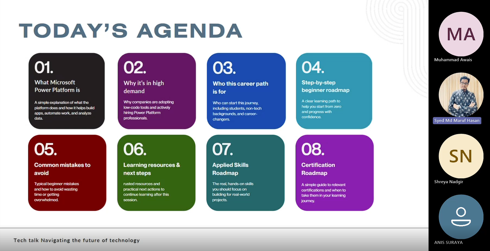 Today’s agenda: eight topics from ecosystem to Q&A